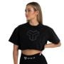 Dámské tričko CropTop Washed Black - STRIX M