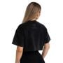 Dámské tričko CropTop Washed Black - STRIX M