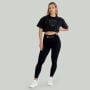 Dámské tričko CropTop Washed Black - STRIX M