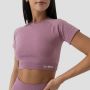Dámské tričko FLO Crop Top Violet - GymBeam XL