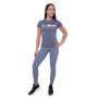 Dámské Tričko Mesh Essence Denim Blue - GymBeam S