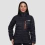 Dámská bunda Puffer Black/Orange - GymBeam XL