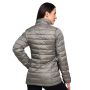 Dámská bunda Puffer Vetiver/Black - GymBeam XL