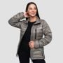 Dámská bunda Puffer Vetiver/Black - GymBeam XL