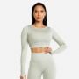 Sportovní top Marl Seamless Crop Top Ice - SQUATWOLF M