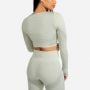 Sportovní top Marl Seamless Crop Top Ice - SQUATWOLF M
