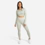 Sportovní top Marl Seamless Crop Top Ice - SQUATWOLF M