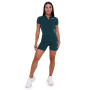 Dámské triko Cropped Ignite Dark Green - GymBeam L