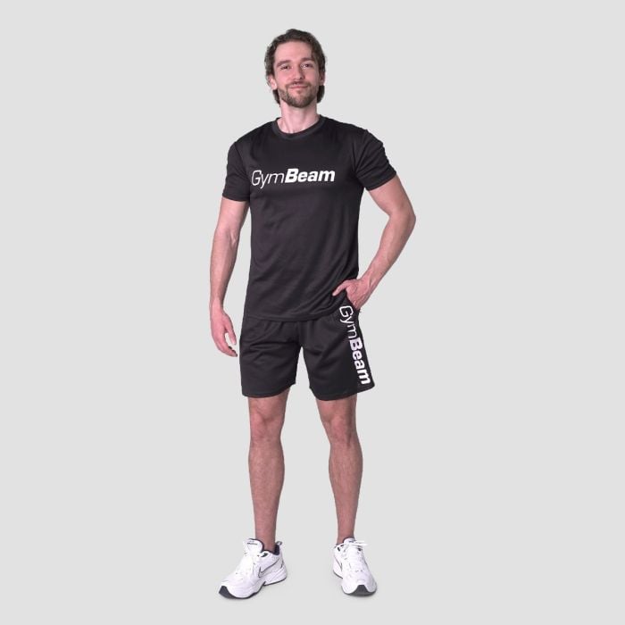 Šortky Mesh Essence Black - GymBeam L