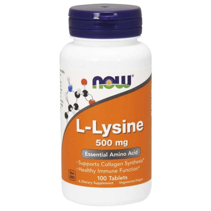 Levně L-Lysin 500 mg 100 tab. - NOW Foods