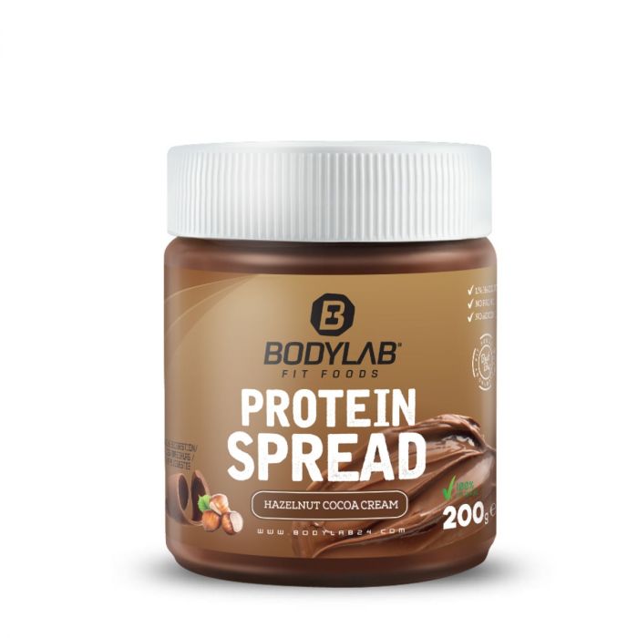 Proteinová pomazánka s lískooříškovým krémem a čokoládou - Bodylab24