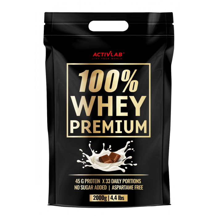 100% Whey Premium - ActivLab 2000 g - čokoláda
