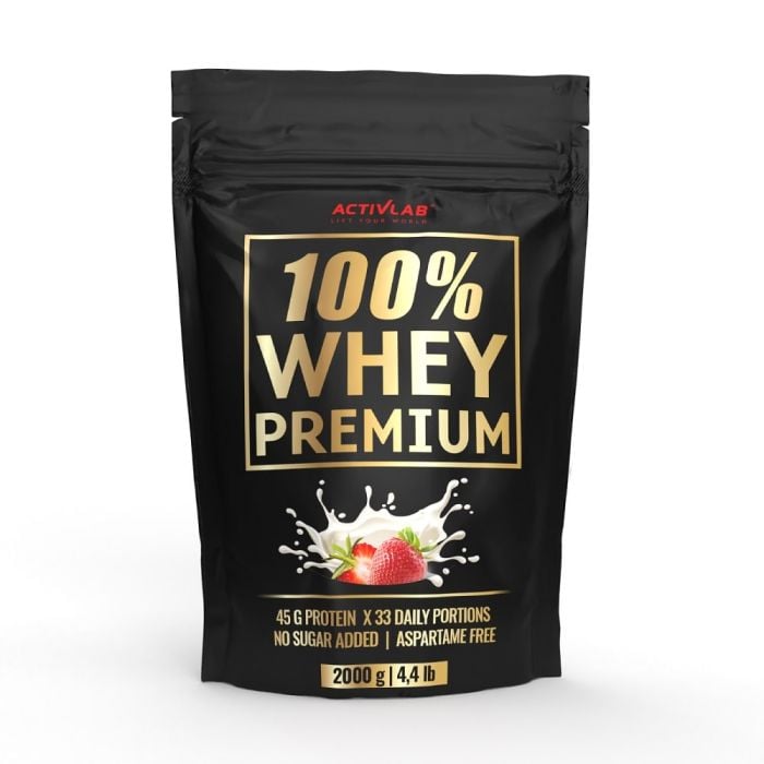 100% Whey Premium - ActivLab jahoda 2000 g