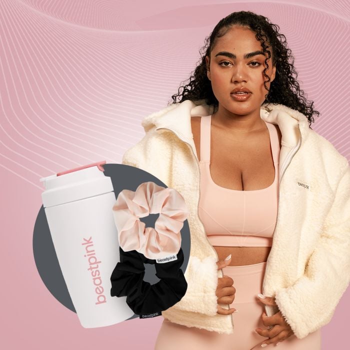 Dámská bunda Hoodie Bliss Ivory - BeastPink M