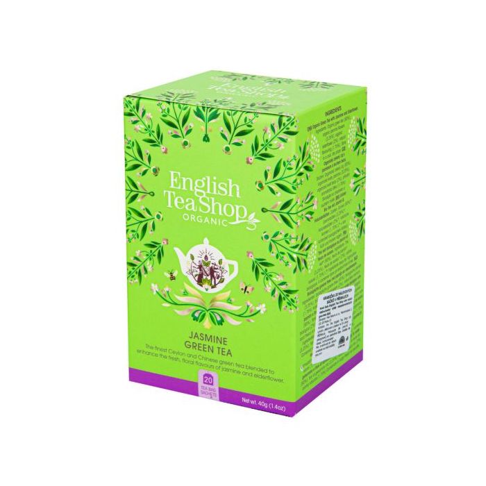 BIO Green tea with jasmine and elderflower - English Tea Shop