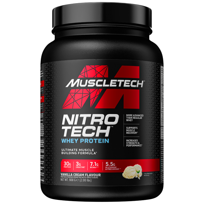Nitro-Tech Performance - MuscleTech vanilka 910 g