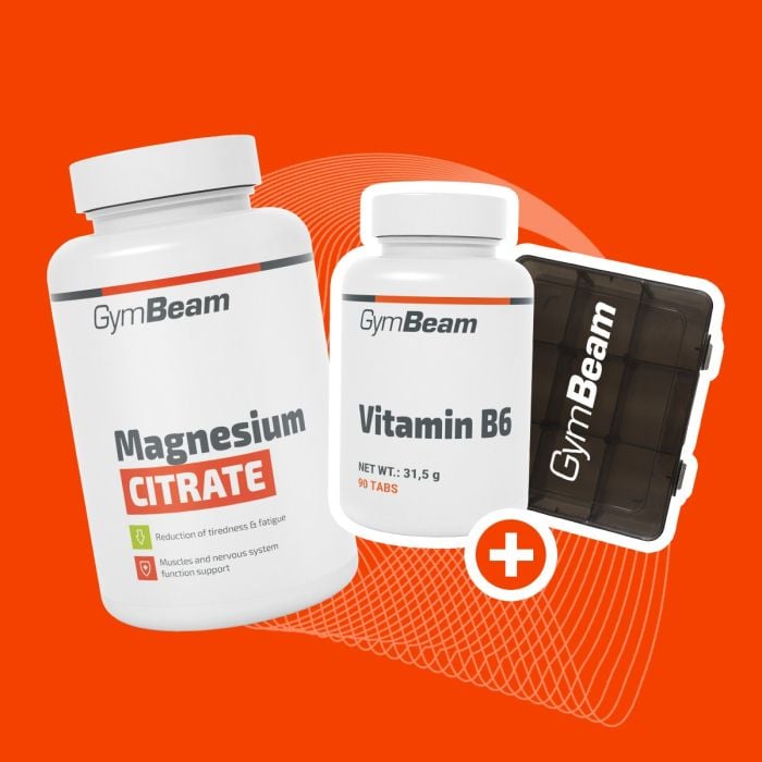 Magnesium citrát - GymBeam 120 kaps.
