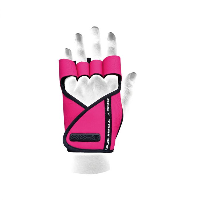 Dámské fitness rukavice Lady Motivation Pink - Chiba růžová S