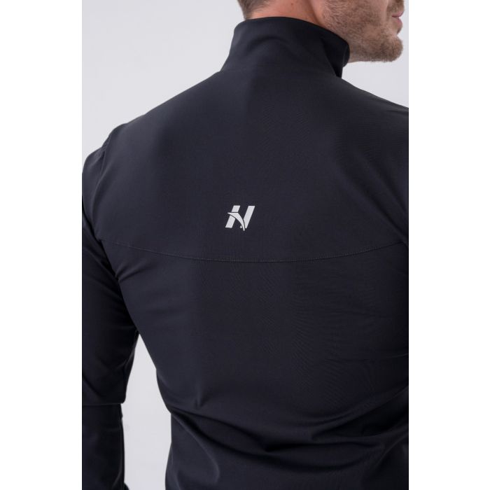 Pánská bunda Zipper Control Black - NEBBIA XXL