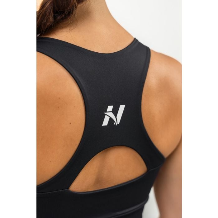 Sportovní podprsenka Racer Back Black - NEBBIA XS