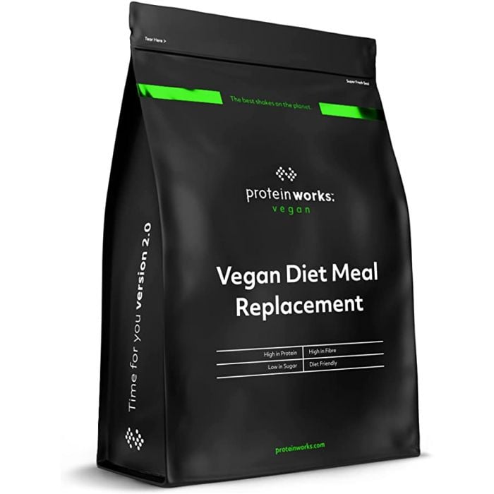 Vegan Diet Meal Replacement - The Protein Works 500 g - čokoládové hedvábí