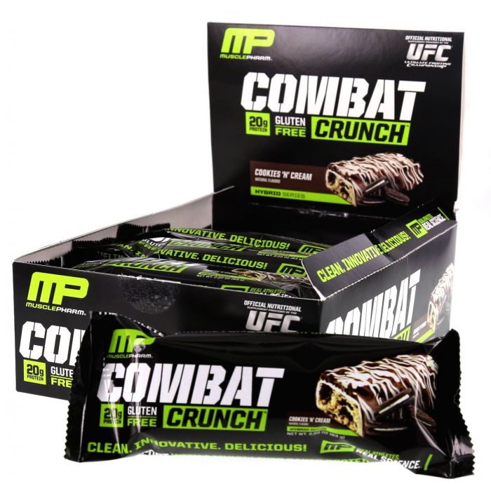 Levně Proteinová tyčinka Combat Crunch 63 g čokoládové cookie těsto - Muscle Pharm