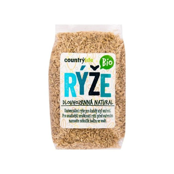 BIO Rýže dlouhozrnná natural - Country Life  500 g