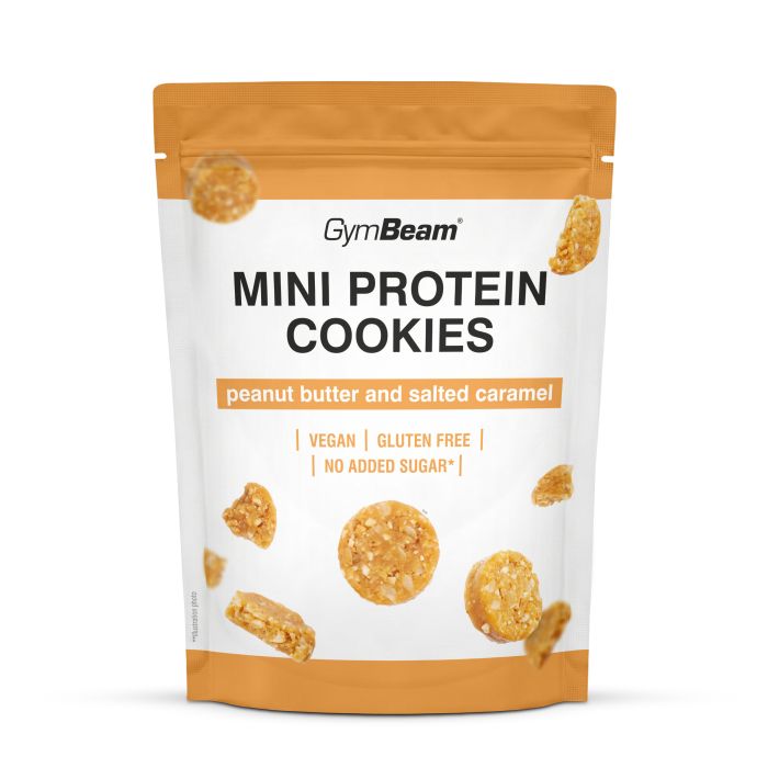 Mini Protein Cookies - GymBeam peanut butter salted caramel 100 g