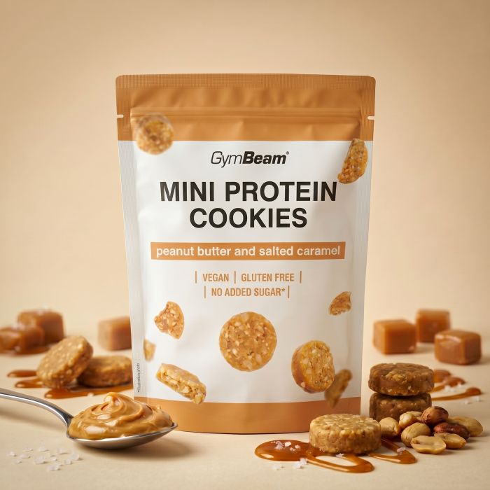 Mini Protein Cookies - GymBeam 100 g - arašídové máslo s čokoládou