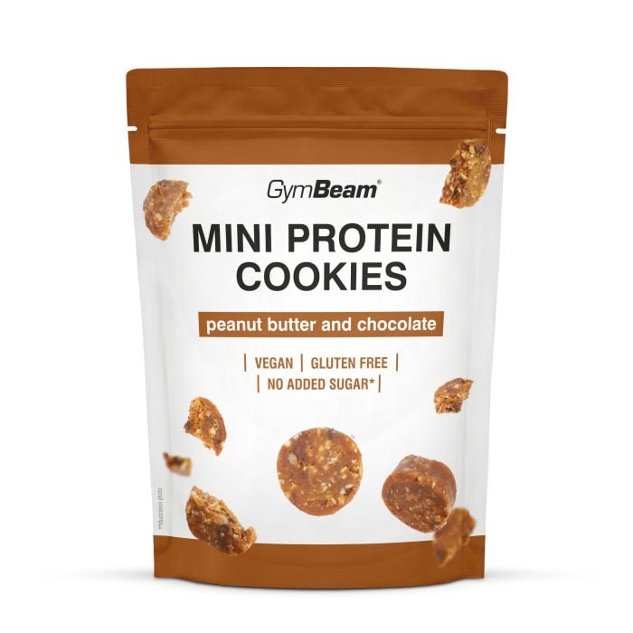 Mini Protein Cookies - GymBeam 100 g - arašídové máslo s čokoládou