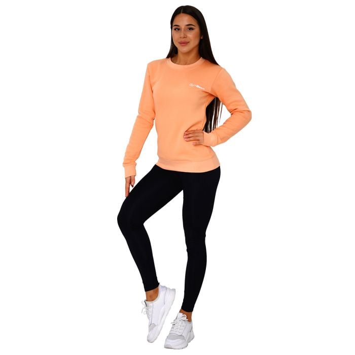 Dámská mikina Basic Jumper Powder Peach - GymBeam S