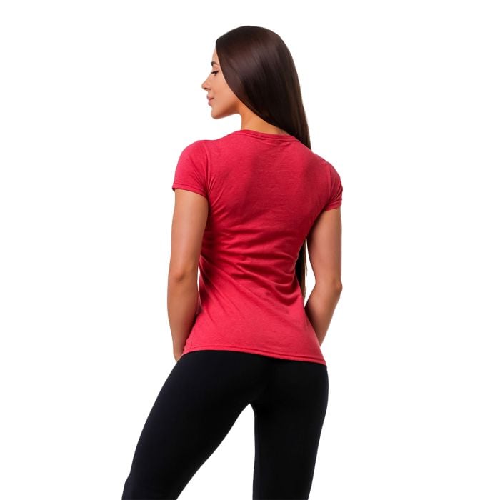 Dámské tričko Basic Vintage Red - GymBeam M