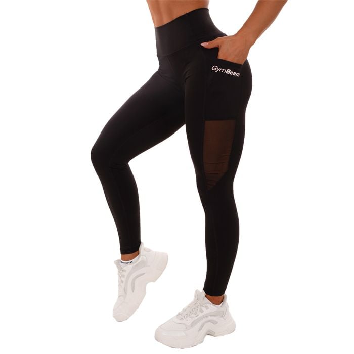 Dámské legíny Mesh Panel black - GymBeam M