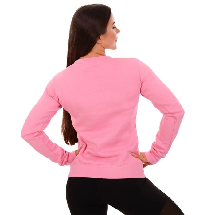 Dámská mikina Basic Jumper Baby Pink - GymBeam M