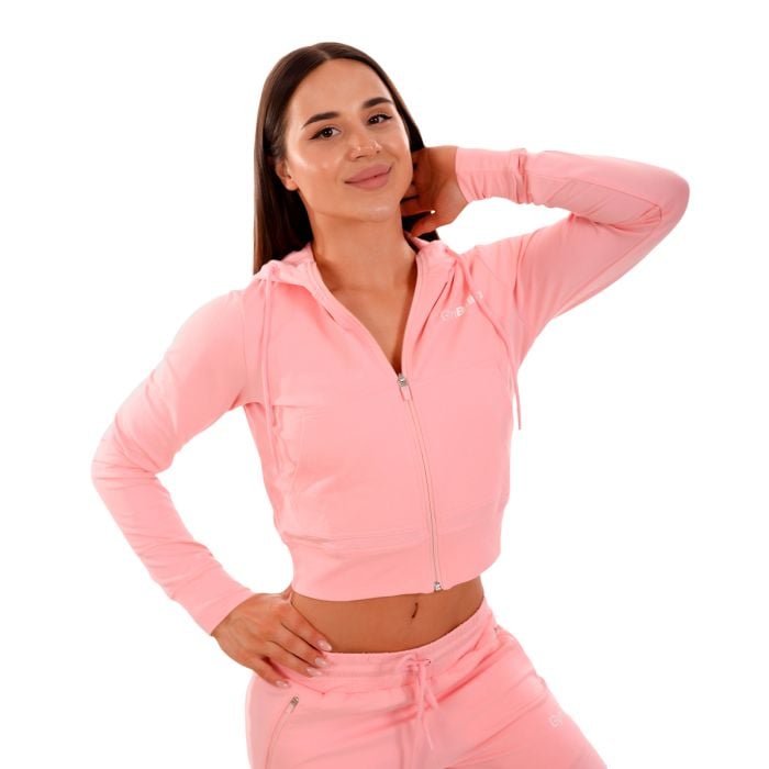 Dámská mikina Zip-up TRN pink - GymBeam S