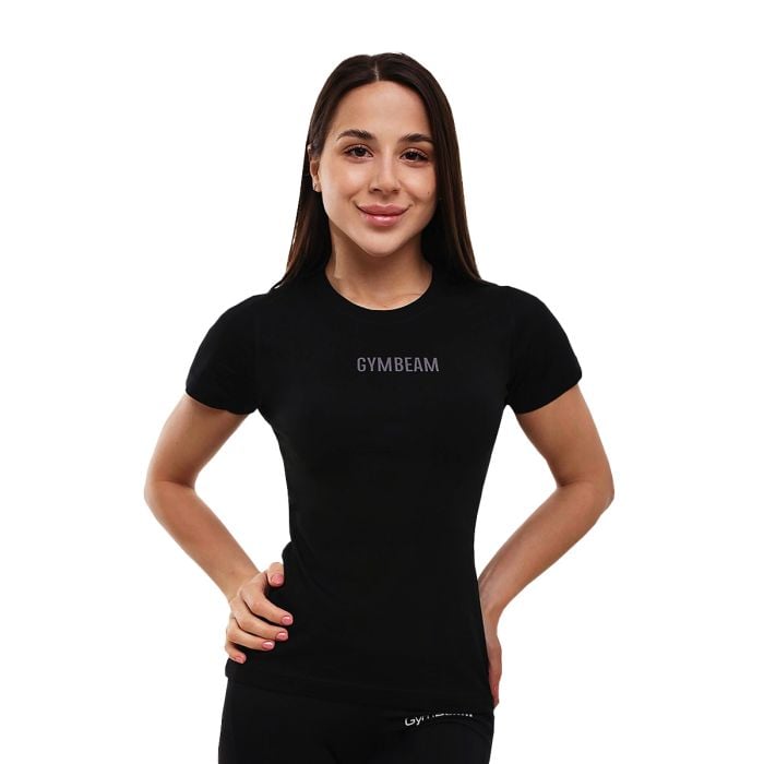 Dámské tričko FIT Black - GymBeam S