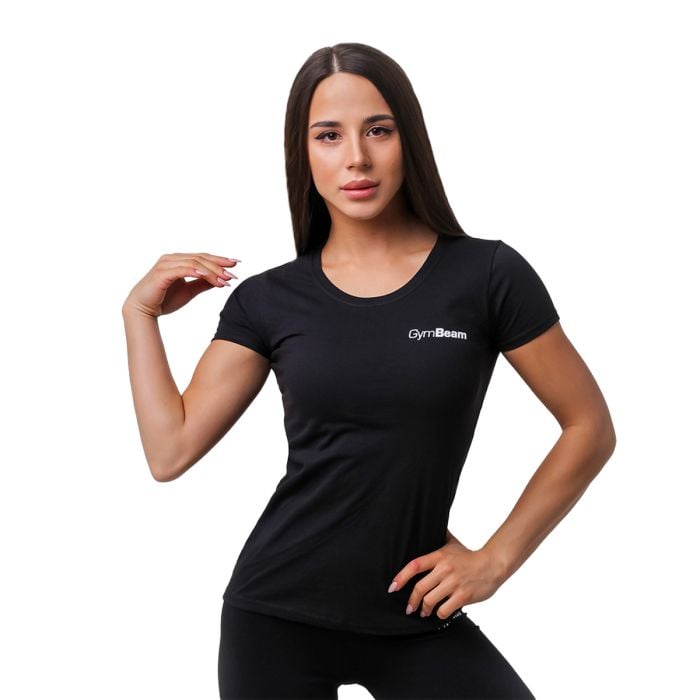 Dámské tričko Basic Black - GymBeam M