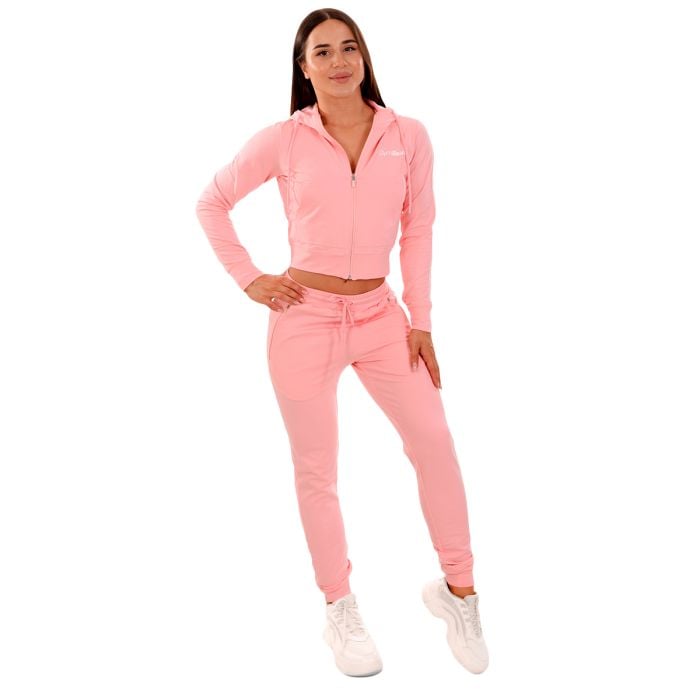 Dámská mikina Zip-up TRN pink - GymBeam S