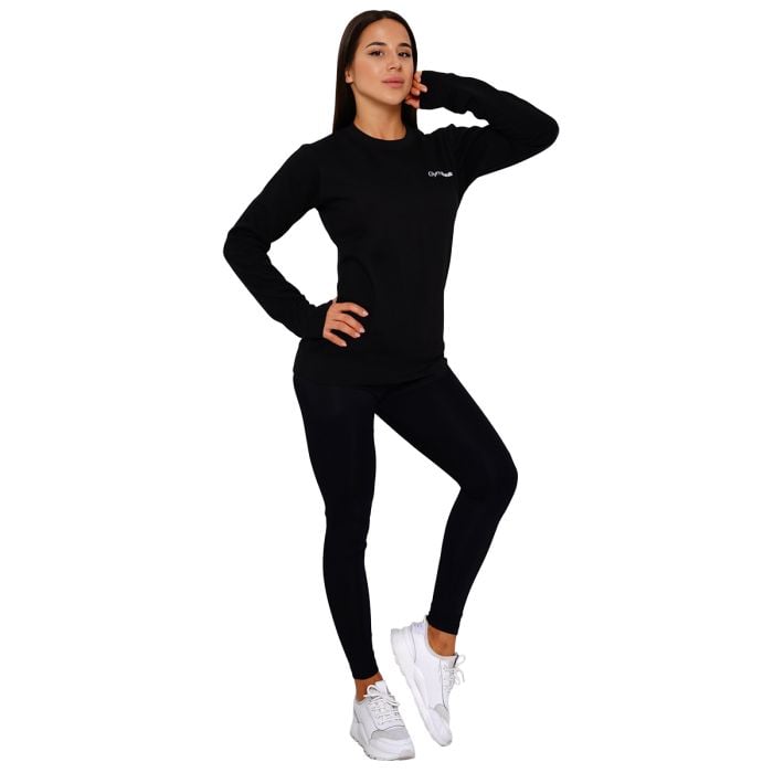 Dámská mikina Basic Jumper Black - GymBeam M