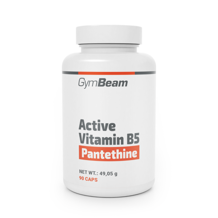 Aktivní vitamín B5 (Pantethin) - GymBeam 90 kaps.