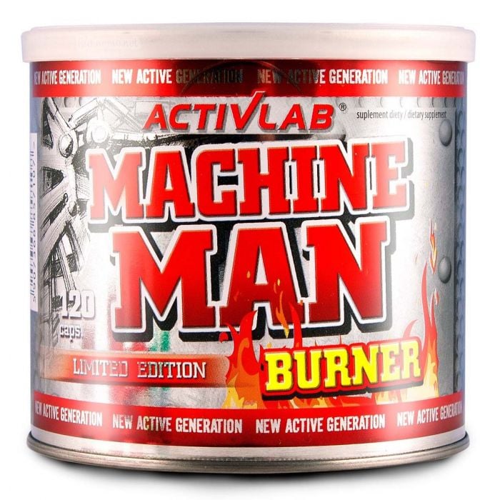 Levně Machine Man Burner 120 kaps. bez příchuti - ActivLab