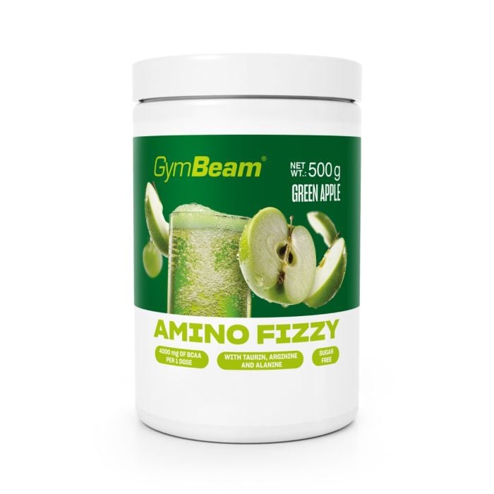 Amino Fizzy - GymBeam 500 g - zelené jablko