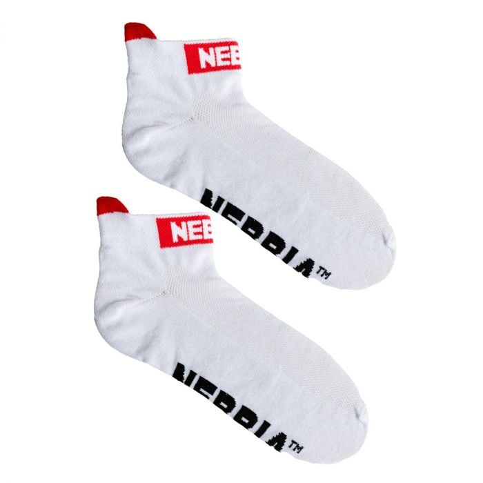 Ponožky Ankle Socks Smash It White – NEBBIA