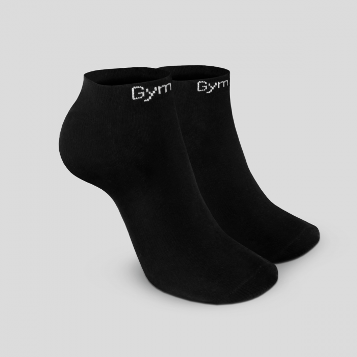 Ponožky Ankle Socks 3Pack Black - GymBeam černá L/XL