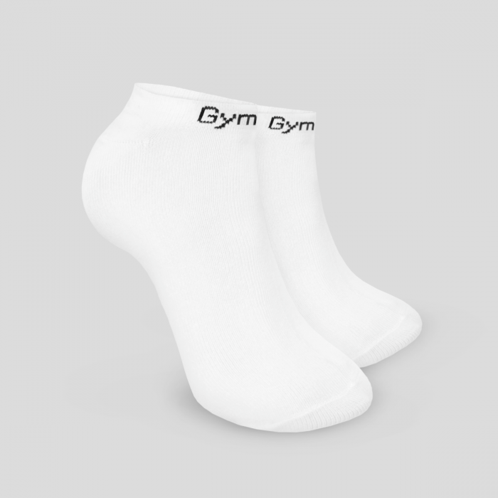 Ponožky Ankle Socks 3Pack White - GymBeam bílá XL/XXL