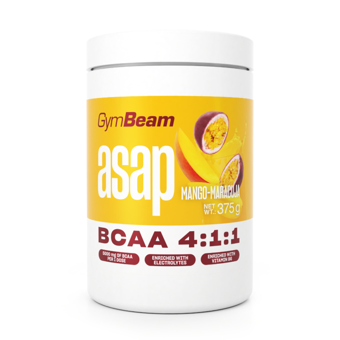 ASAP BCAA - GymBeam 375 g - pomeranč