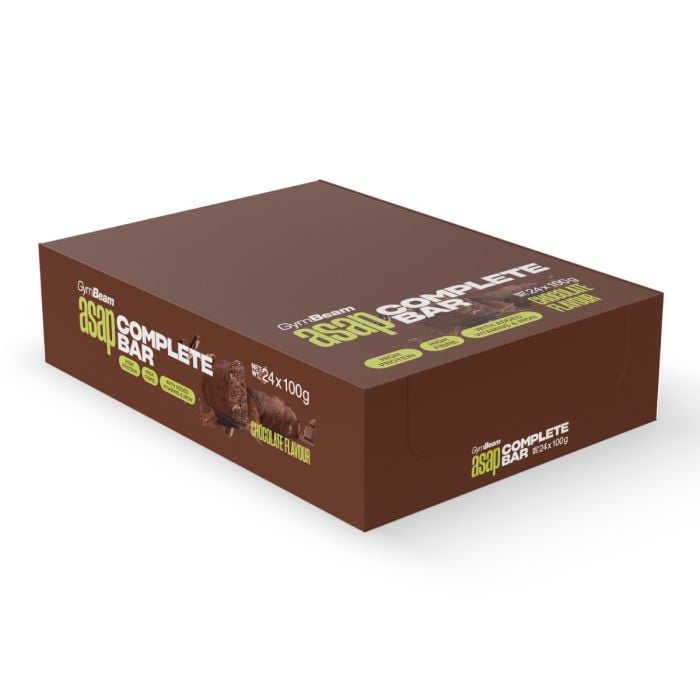 ASAP Complete Bar - GymBeam čokoláda 24 x 100 g