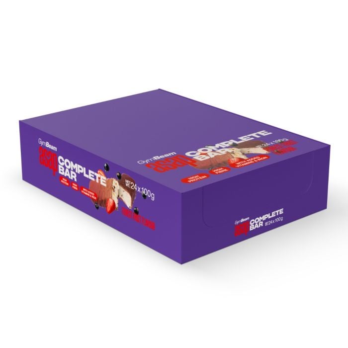 ASAP Complete Bar - GymBeam lesní ovoce 24 x 100 g