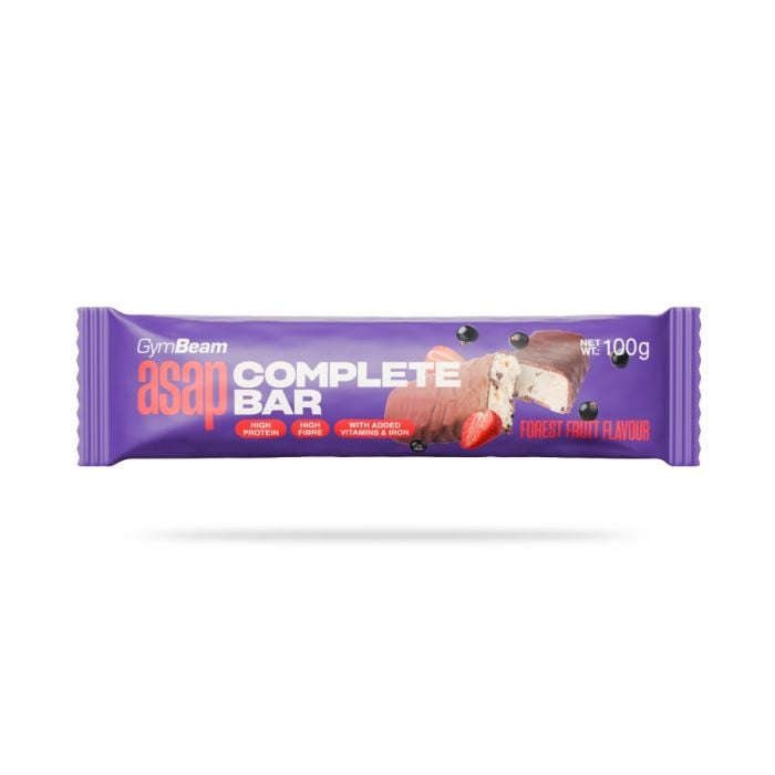 ASAP Complete Bar - GymBeam 100 g - lesní ovoce