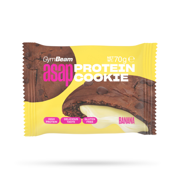 ASAP Protein Cookie - GymBeam 70 g - vanilka